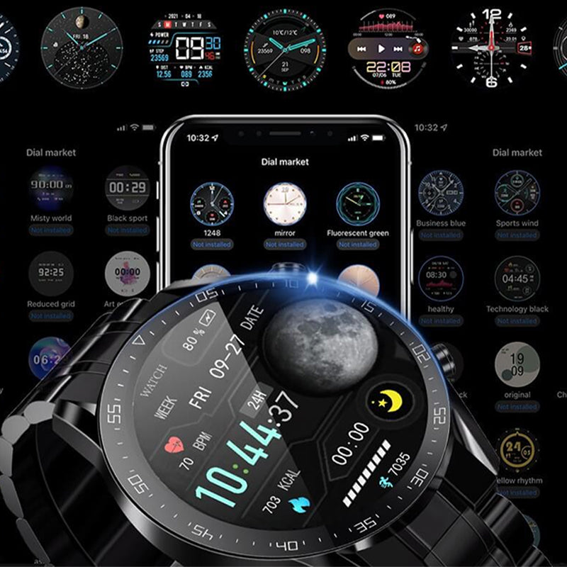 Multifunctionele Bluetooth Talk Casual smartwatch