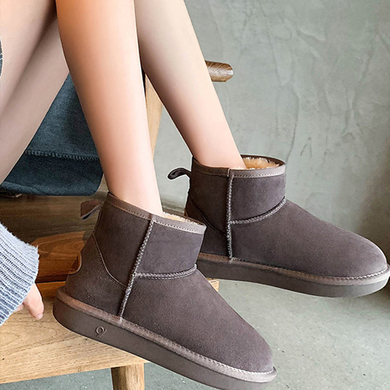 Korte Laarsjes met Dikke Warme Fleece