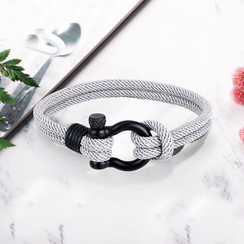 Producten Nautische gevlochten touw-armband