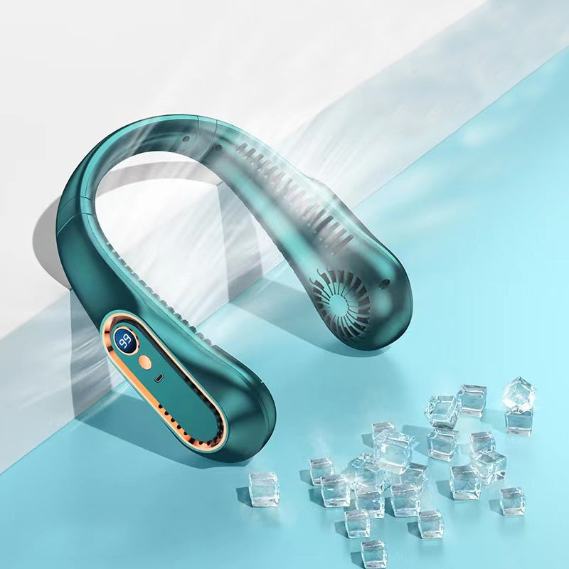Nekventilator Oplaadbare USB-koelventilator 5 snelheden instelbaar