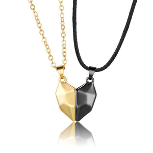 Paar hart stiksels ketting