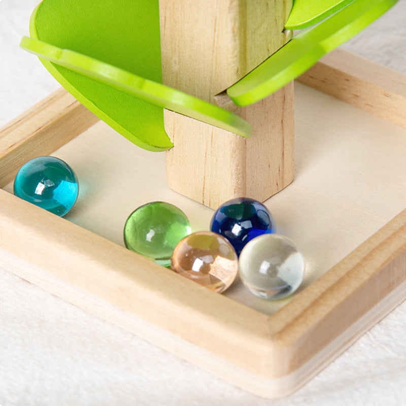 Houten Rainbow Musical boom Lopende bal speelgoed