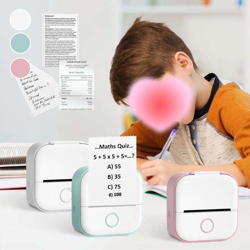 Mini draagbare Bluetooth-printer