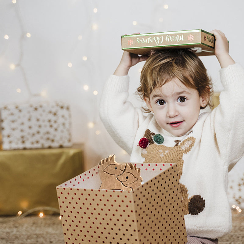 Moederdag dier houten ornament