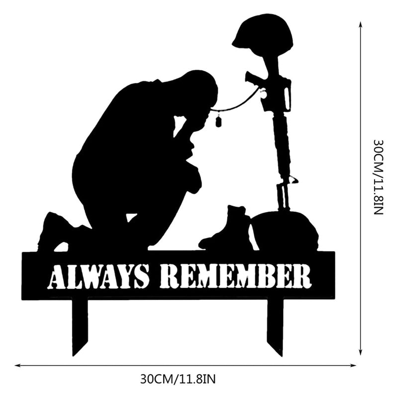 Decoratie voor soldatenmonument