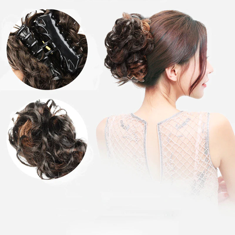 Bun Clipping Flower Bud-pruik
