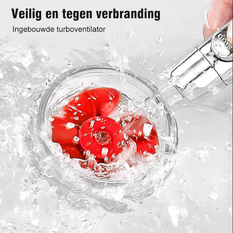 Draaibare hogedruk douche