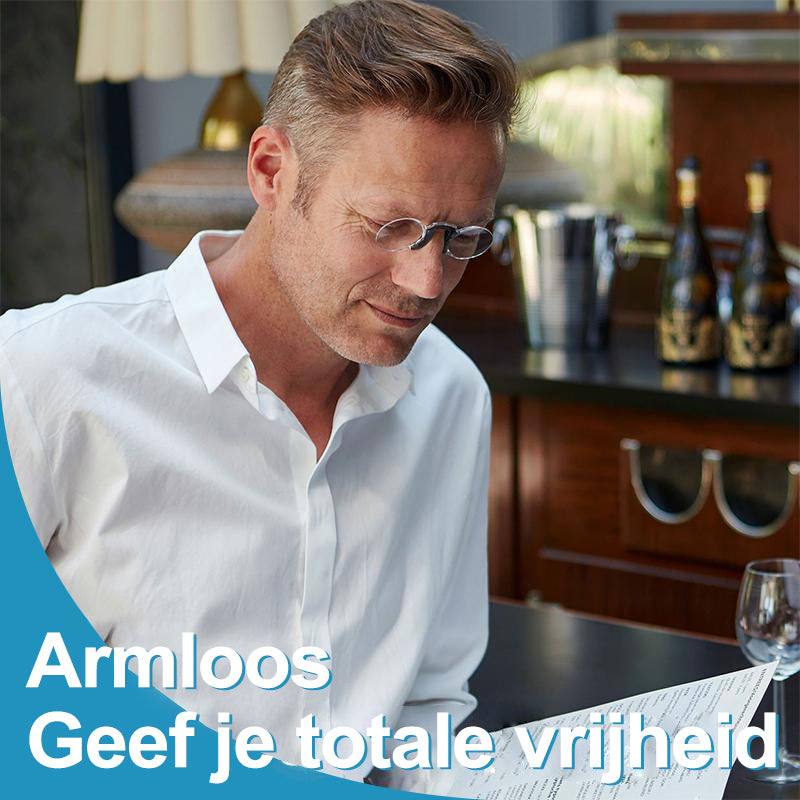 Armloze multifocus-leesbril