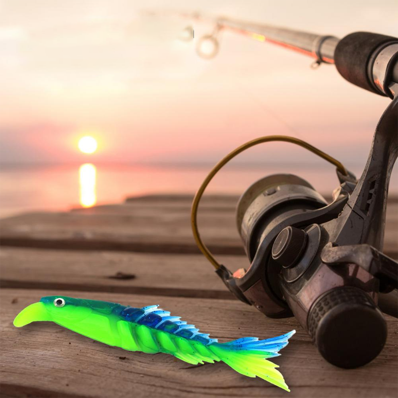 Zacht kunstaas met meerdere segmenten