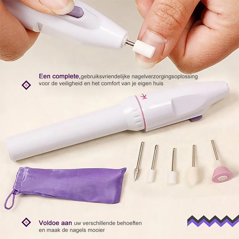 Elektrische nagelvijlset