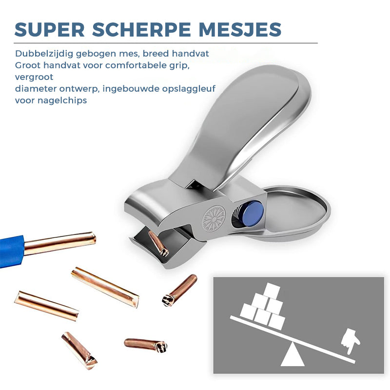 Nagelknipper met grote opening