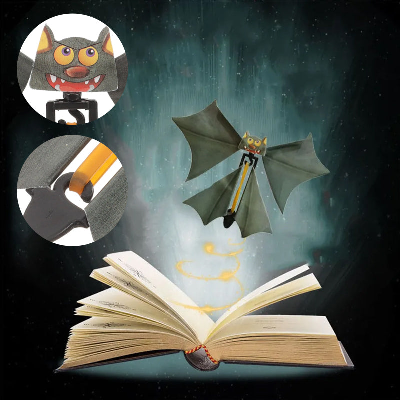 Grappige grap vliegende vleermuis