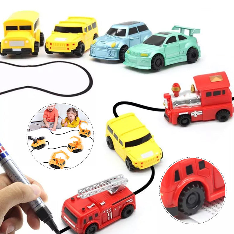 Follow-The-Line inductieve auto