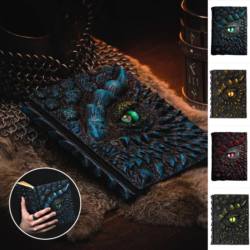 Glorieus 3D Dragon Journal-boek