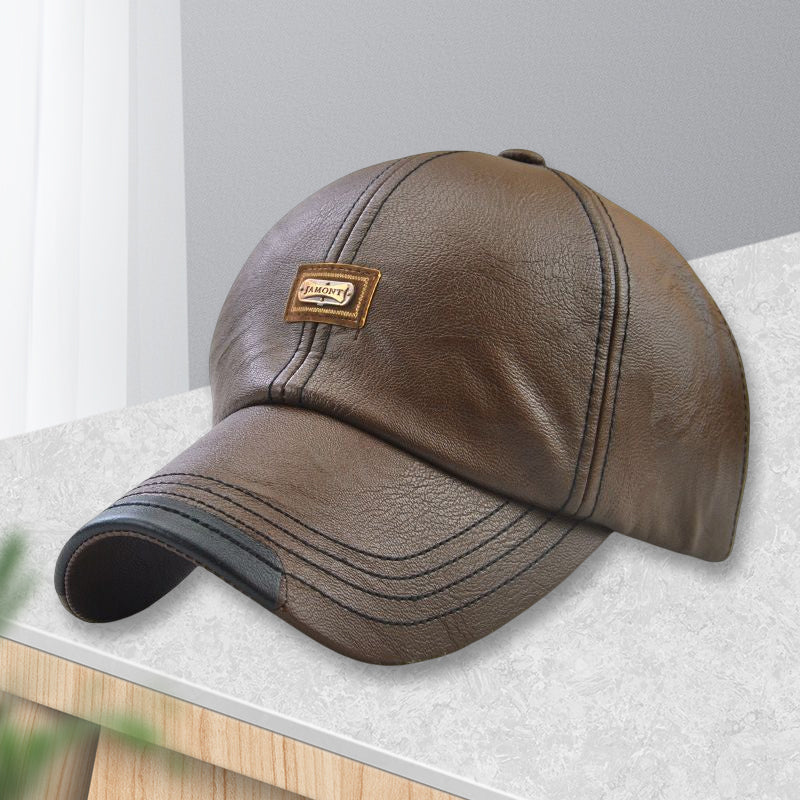 Nieuwe trendy leren pet