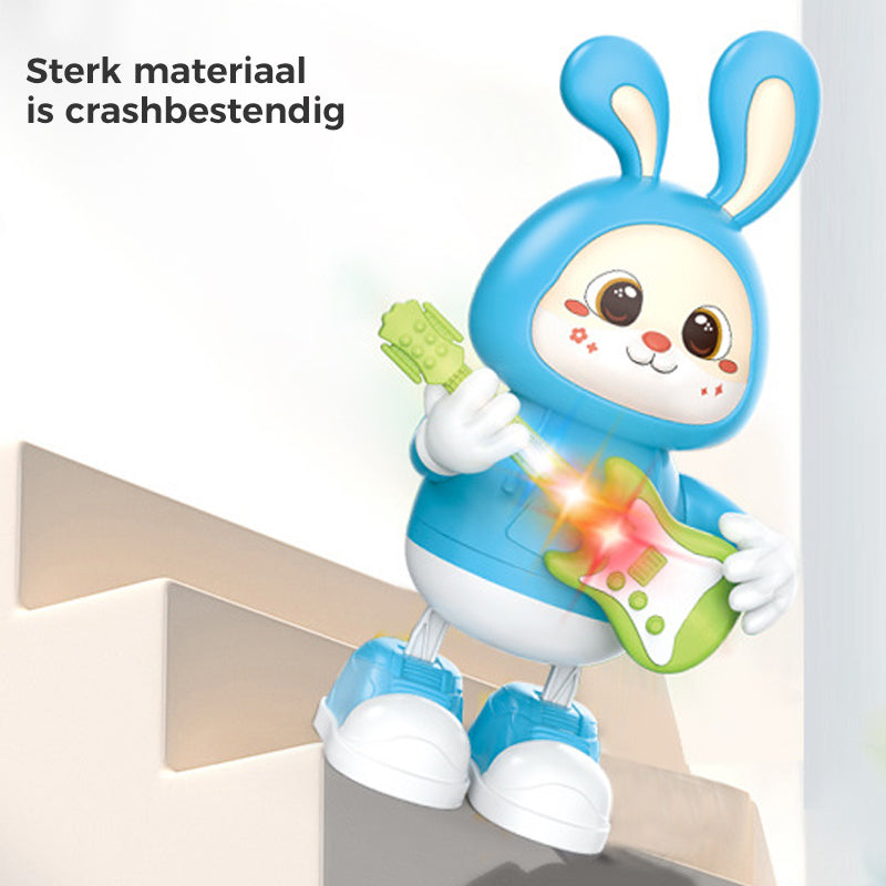 Schattig speelgoed voor gitaristen van konijnen