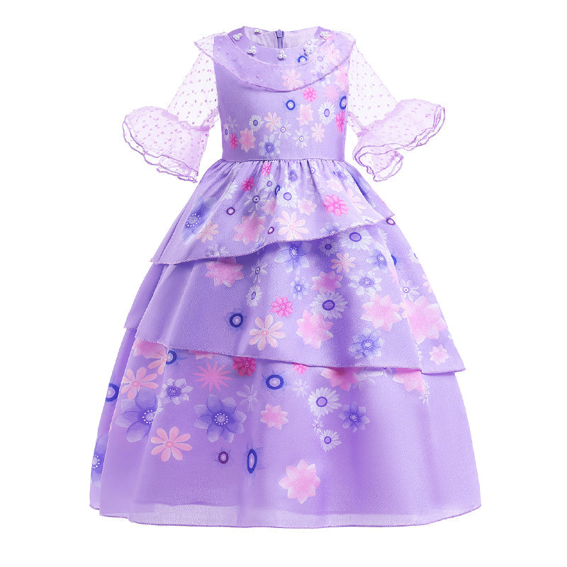 Meisjes Prinses Cosplay Ruche Tutu Jurk