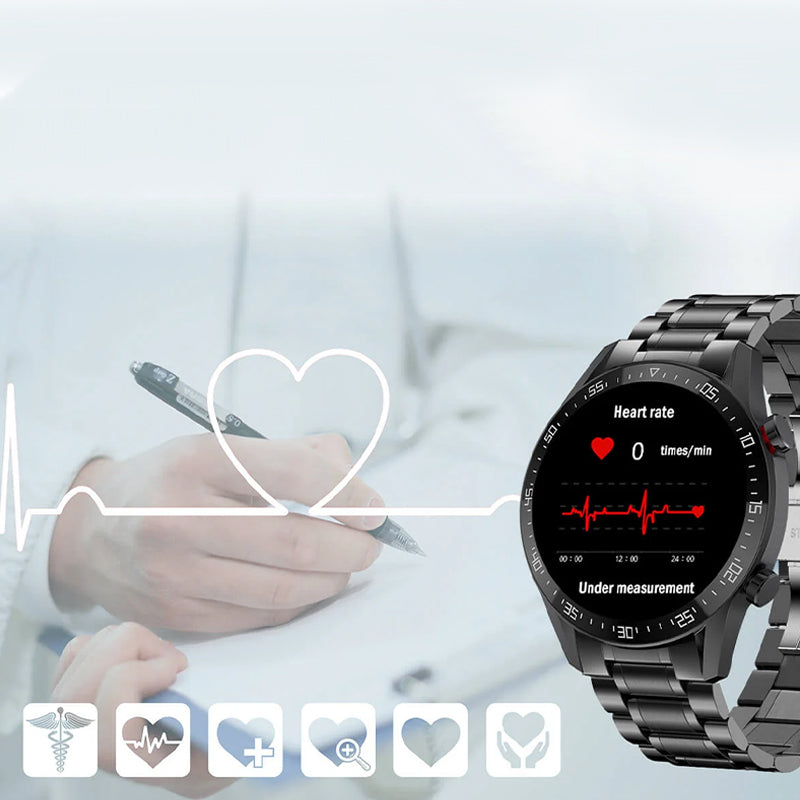 Multifunctionele Bluetooth Talk Casual smartwatch