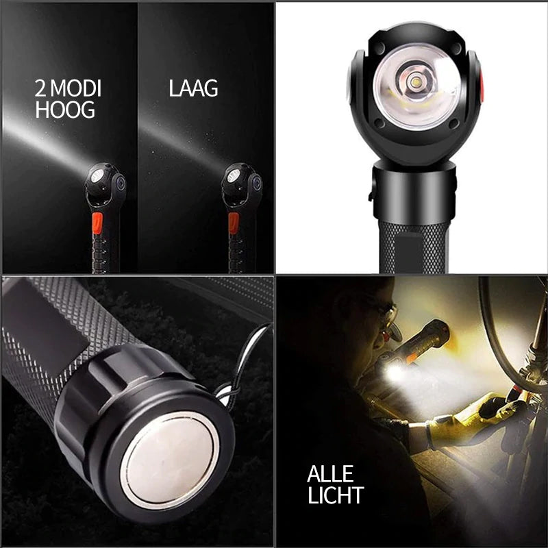 USB roterende LED-werklamp