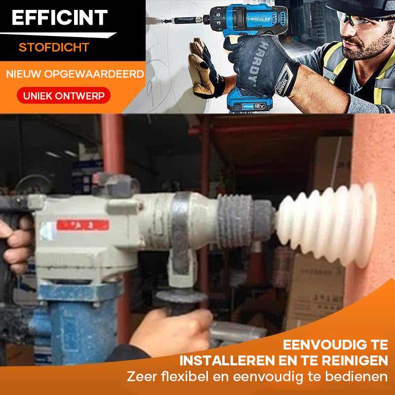 Elektrische hamerboor anti-stof deksel