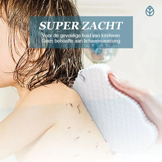 Superzachte exfoliërende badspons