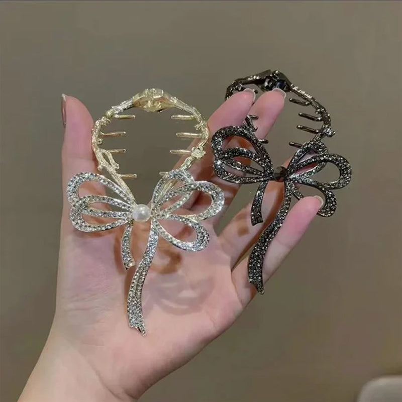 Bow ponytail hair clip