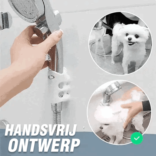 Handsfree douchekophouder