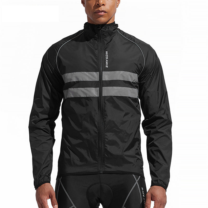 Windjack met lange mouwen voor fietsen