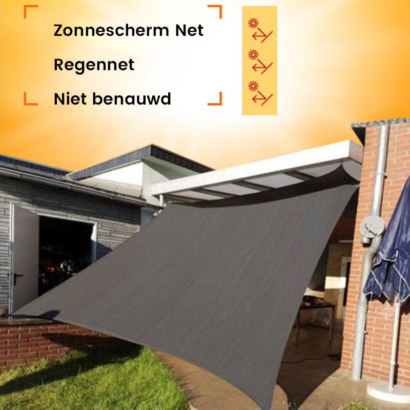 Schaduwnet voor de tuin