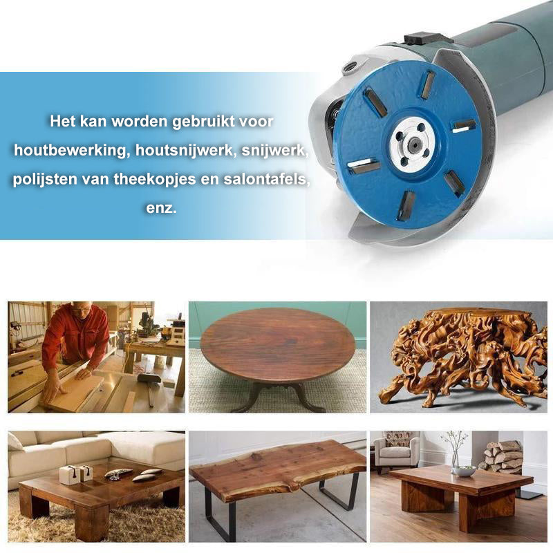 3 of 6 tanden houtsnijwerk Dis