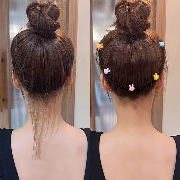 Rekbare onzichtbare haarclips