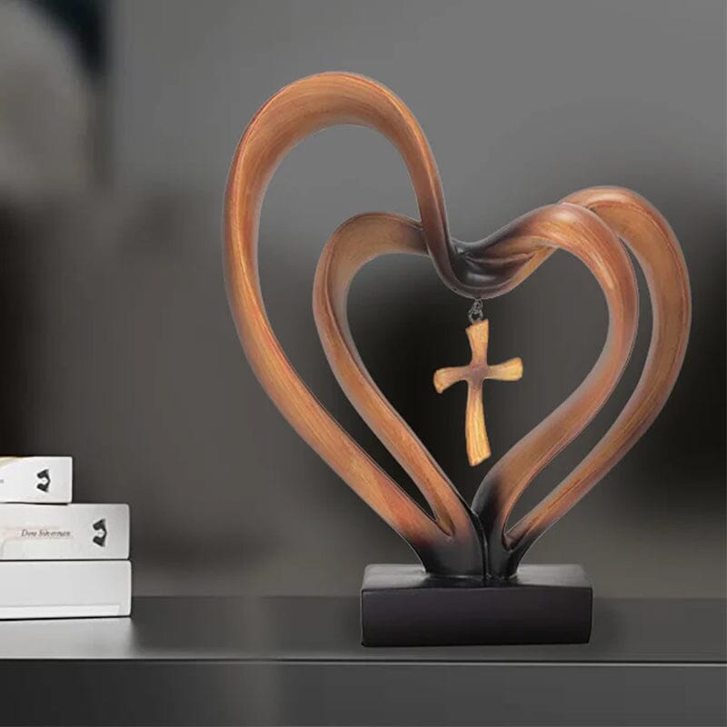 Pasen Jezus verstrengelde harten Kruis（Dit is een voorverkoopproduct en de voorverkooptijd is 7 dagen）