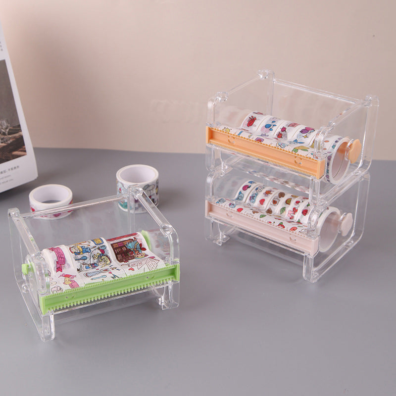 Creatieve opbergdoos voor tape snijder