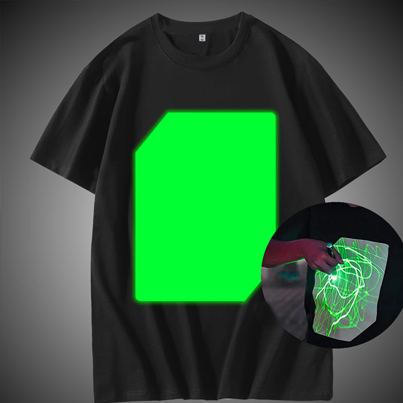 Glowing interactive T-shirt