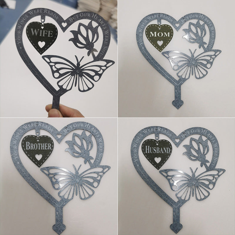 Vlinder Kaart Ornament