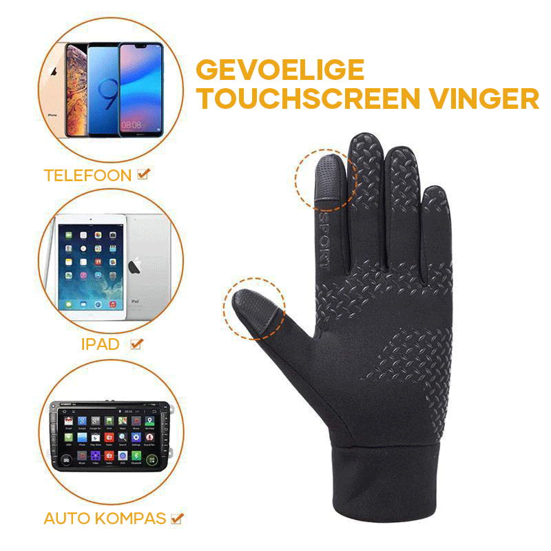 Thermische handschoenen voor touchscreen