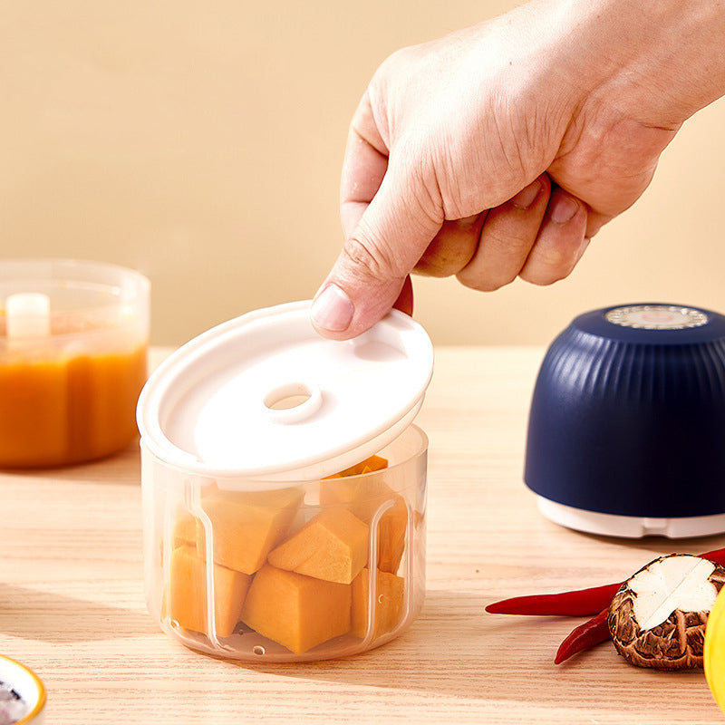 Mini elektrische knoflookpers