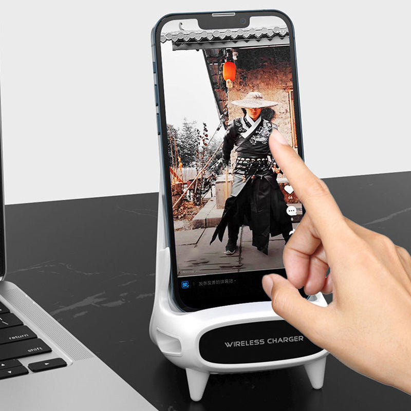 Desktop mobiele telefoonhouder draadloos opladen