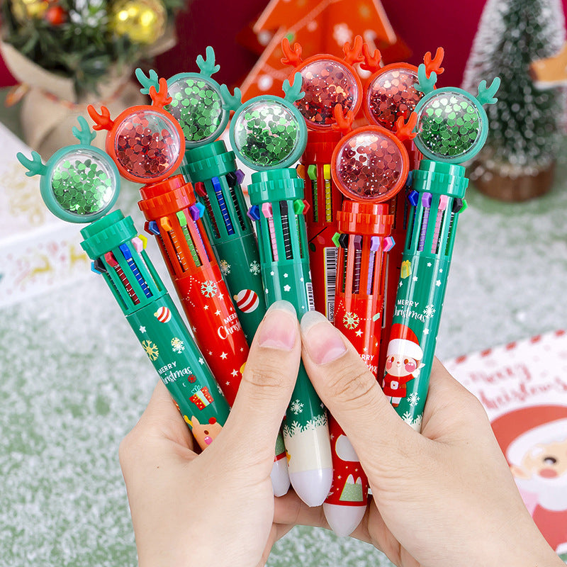 Kerst Balpen met 10 Kleuren