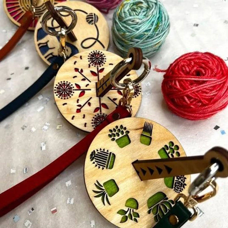 Houten polsgarenhouder