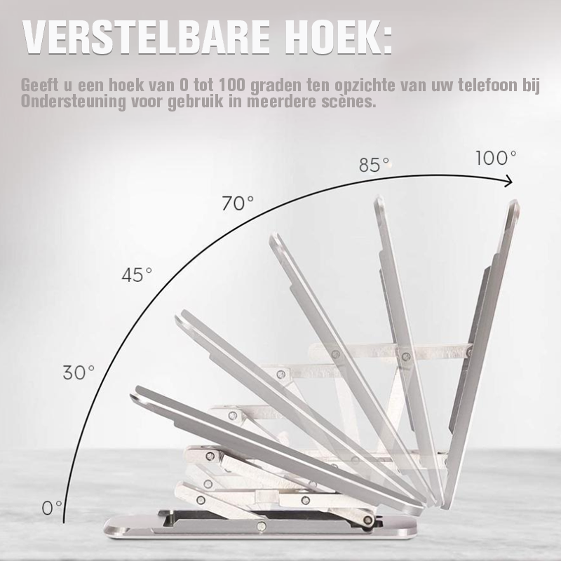 Ultradunne zelfklevende verstelbare telefoonstandaard