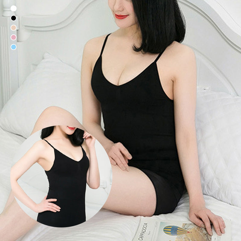 SHAPERX bodysuit in het midden van de dij Buikcontrole Compressie Shapewear voor dames Naadloze volledige lichaamsvorm