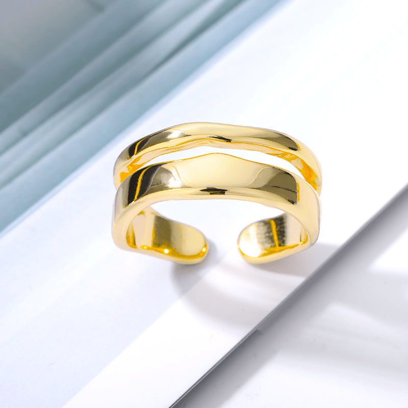 Dubbele rij geometrische verstelbare ring