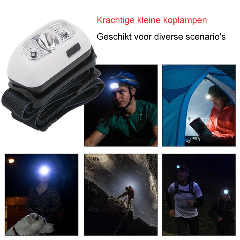 2022 Super Heldere Lichtsensor Mini Led Hoofdlamp