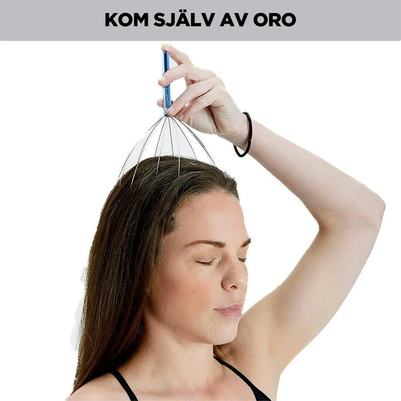 Haarstimulatie en ontspanning Handheld hoofdmassageapparaat