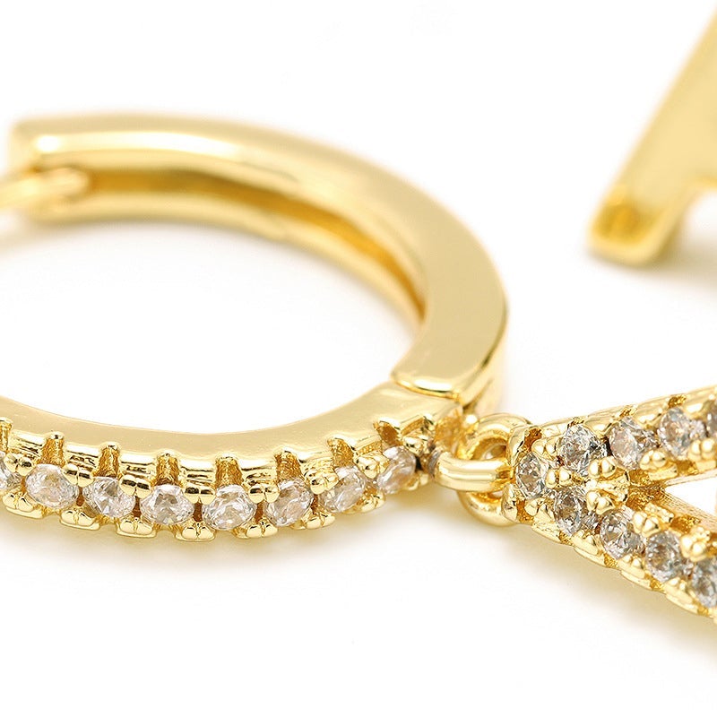 Alfabet Hoepel Oorbellen