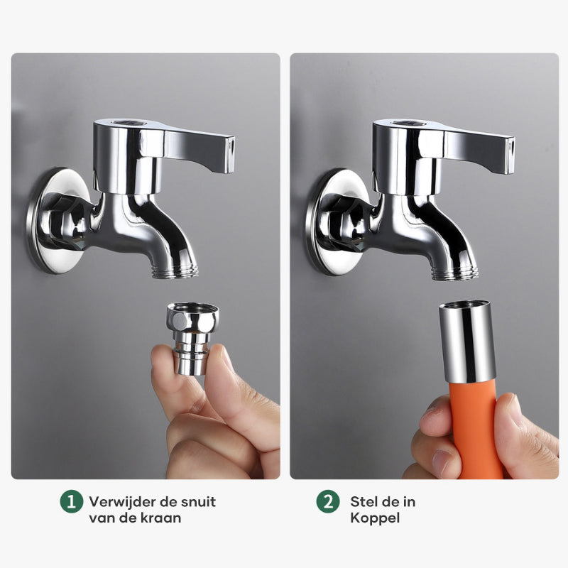 Universele opschuimende verlengbuis