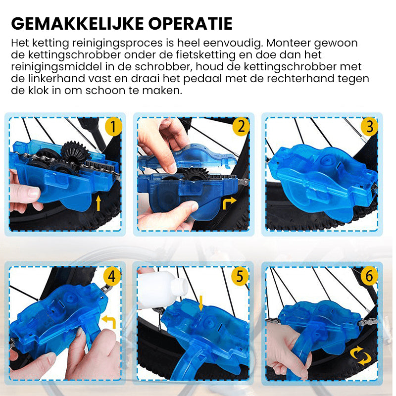 Fiets ketting reiniger