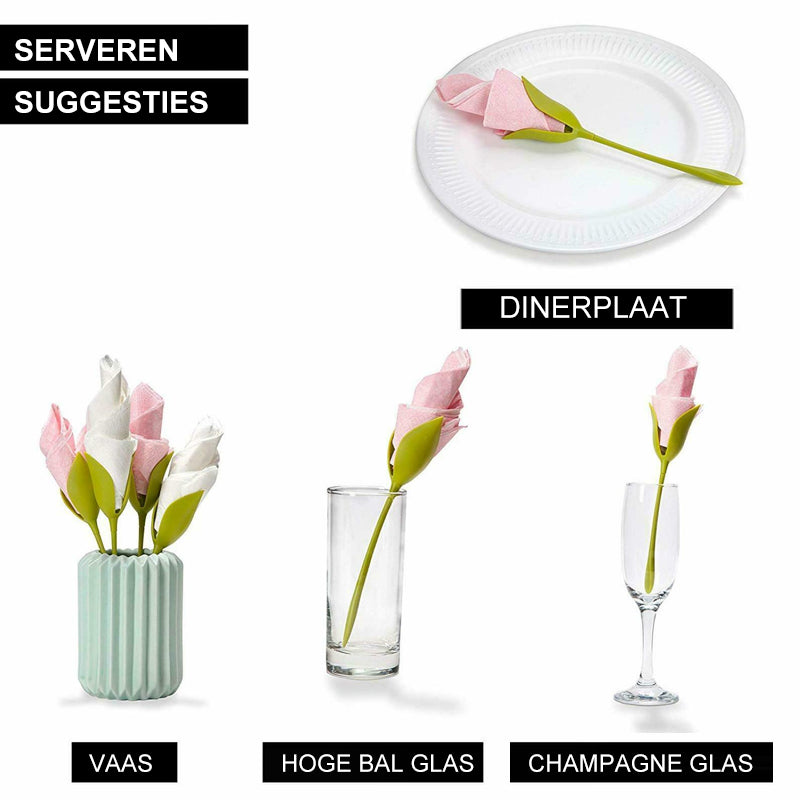 Bloom servet-houders voor tafels