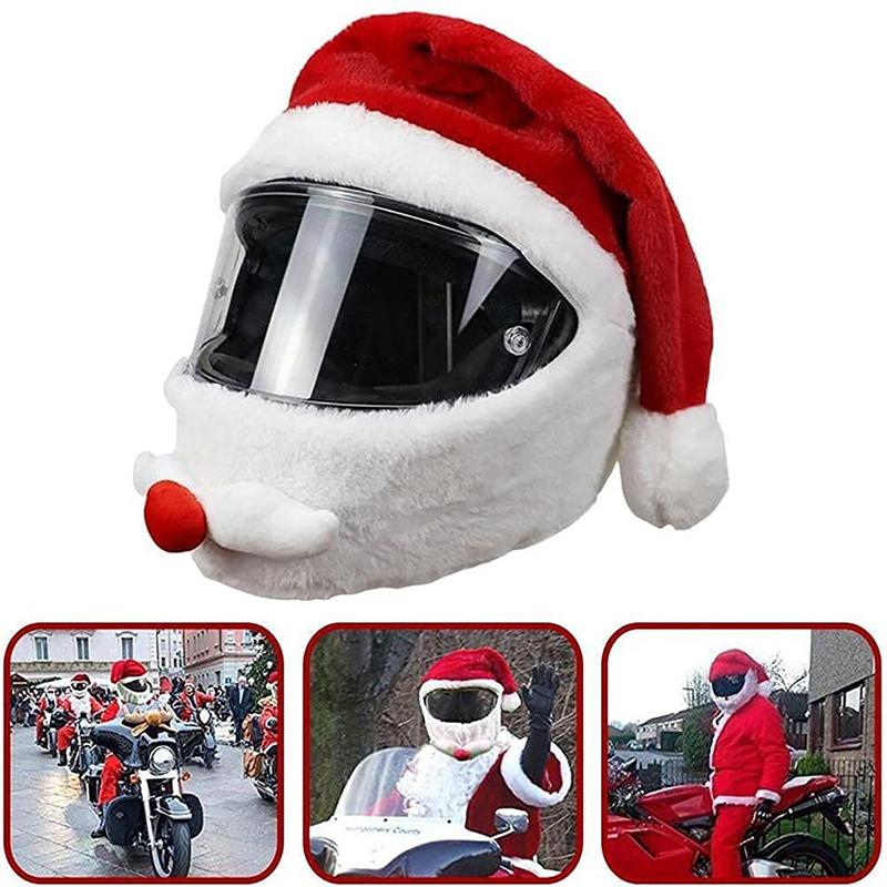Santa Claus Motorfiets Helm Beschermer